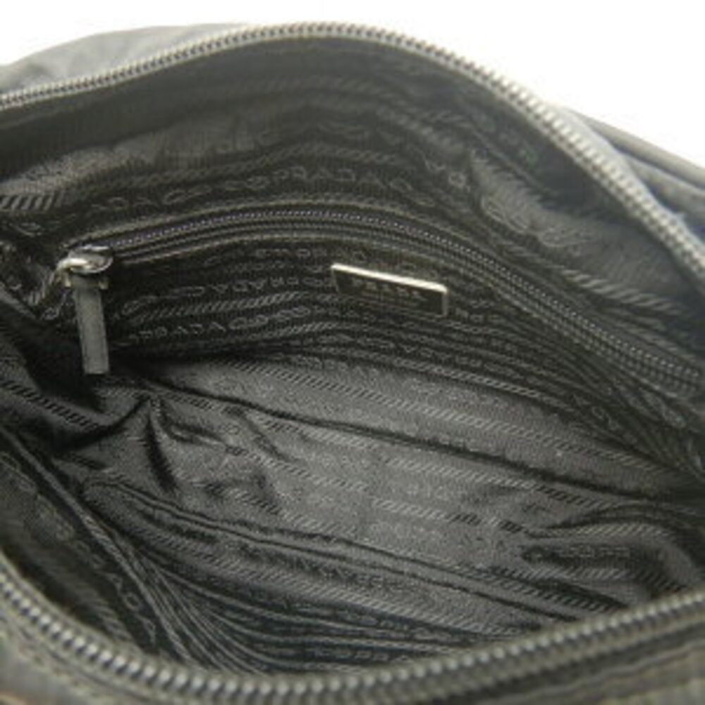 Prada Vela Nylon Shoulder Bag Nero Black - Picture 8 of 10